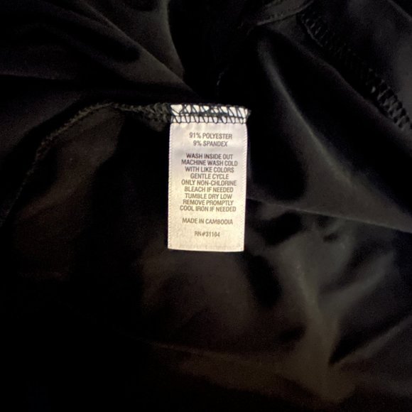 Zelos Polo Golf Shirt Men LT Black Stretch Lightweight Stretch NWT - Picture 5 of 8